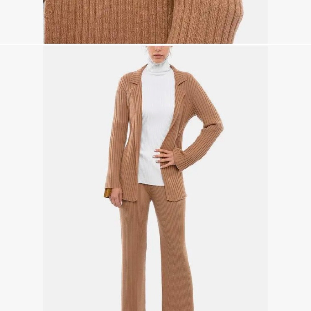 $2139 NWT CHLOE CAMEL COLOR CARDIGAN ONLY.